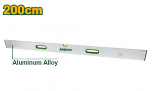 Правило-уровень 200мм,2глазка,алюминиевое JADEVER JDSL6G200/10