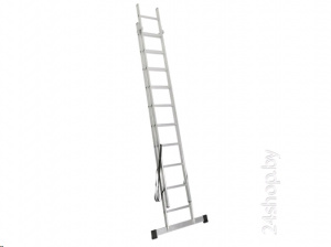 Лестница 2-секц.алюминиевая 10 ступеней UFUK PRO/Догрулар (1шт)