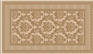  Коврик  ЖАККАРДОВЫЙ  50*80см (циновка) Прямой МИКС/Витебск