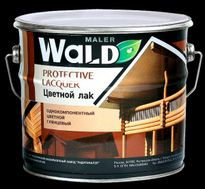 Лак Wald алкид. ПАЛИСАНДР 3л глянц./3 Радуга