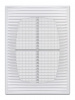 Решетка вентил. пласт. 18,3*25,3см с сеткой АБС пластик РАЗЪЕМНАЯ (35шт)