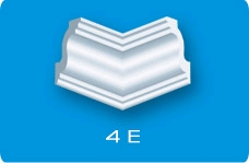 Угловой элемент   4Е (к плинтусу 06004Е)/4/16