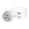 Розетка РШ 32А 250В 2Р+РЕ СУ белая TDM