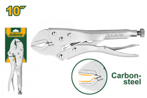 Клещи зажимные 250мм с фиксатором JADEVER JDLP9C10/40