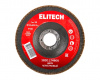 Круг лепестковый торцевой 125х22,2мм  P100/ELITECH (5шт)