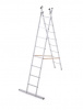 Лестница 2-секц.алюминиевая  8 ступеней UFUK PRO/Догрулар (1шт)
