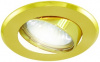 Светильник встраиваемый поворотный СВ 02-03 MR16 50Вт G5.3 матовое золото/золото TDM