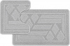  Набор ковриков д/ванной BOMBINI CROOSLOOP Крослуп 50*80/50*40см (2шт)) LLP202568 L.Grey  1/25