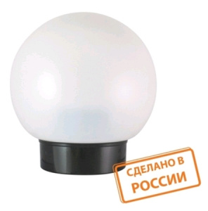 Светильник НББ 03-60-025 УХЛ4 (шар пластик/прямое основание черное) TDM