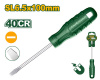 Отвертка шлицевая SL6.5 100мм одноцветная ручка JADEVER JDSD3964