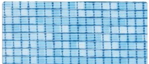 Коврик мерный ПВХ 0,65*15м "Aquadomer LIGHT" Клетка голубая/971 (0.65)