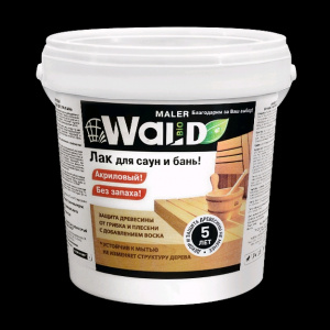 Лак акриловый для саун и бань 1кг/Радуга/8