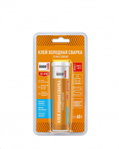 Клей  (холодная сварка) термостойкий 60гр/KUDO (12шт)