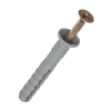Дюбель-гвоздь с потайн.бортиком SM-L 8* 60мм/SteelRex (100шт)