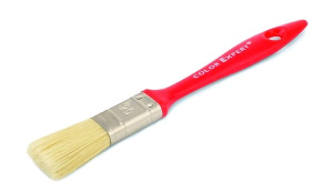 Кисть плоская  50мм * 6мм светлая щетина пластиковая ручка /Color Expert