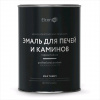 Эмаль термостойкая для печей и каминов черная 0,8кг (1200С)/Элкон/12