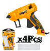 ПИСТОЛЕТ клеевой 11мм 150Вт 220В + 4 стержня INGCO GG258