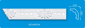 Плинтус 2,0м 204524 28*36Люкс/65шт
