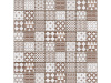  Коврик мерный ПВХ 0,65*15м "Преображение" коричневый/7089-218PT-brown