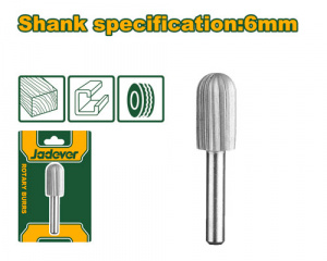 Борфреза сфероцилиндрическая d6мм,h13мм JADEVER JDYE1K01/300