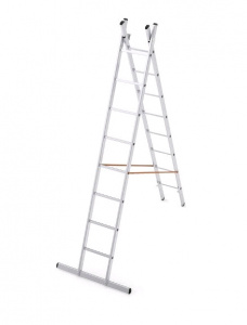 Лестница 2-секц.алюминиевая  8 ступеней UFUK PRO/Догрулар (1шт)