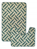  Набор ковриков  д/ванной AQUADOMER FIESTA 50*80/50*40 (2шт) Green F003 (зеленый) 1/50