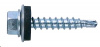 Саморез кровельный (по дереву) 4,8*35 мм (оцинк)/SteelRex (500шт)