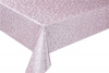  Клеенка столовая на ткани ШЕЛКОГРАФИЯ 0,28мм 1,37м*20м Розовая /ZG-8707K