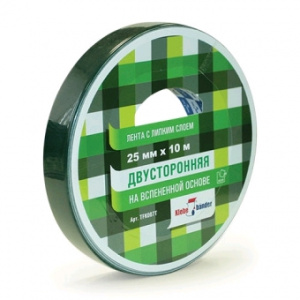 Лента двухсторонняя полипроп. 25мм* 10м Klebebander 12/72