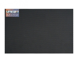  Коврик ЭВА Соты 48*68 см серый 1/10