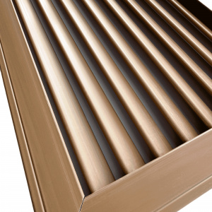 Решетка радиаторная ПВХ  900*600мм дуб (5шт)