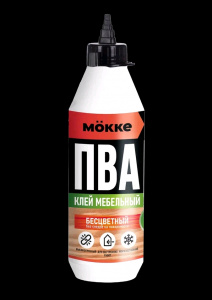 Клей ПВА 0,5кг мебельный D2 (-30C)  MOKKE/6