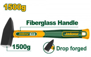 Молоток 1500гр с фиберглассовой ручкой JADEVER JDHM1315