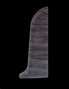 L039 Заглушка правая L039 Граб темный Лайн Пласт/50