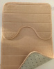  Набор ковриков для в/к AQUADOMER Sponge Спонж 50*40/50*80см (2шт) бежевый SPN10