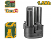 Аккумулятор 12В, 1,5Ач, Li-ion Type-C  JADEVER JDLBS5150