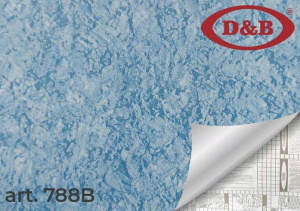  Пленка самокл.45см/8м Мрамор голубой  788В/20