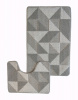  Набор ковриков д/ванной BOMBINI CROOSLOOP Крослуп 50*80/50*40см (2шт)) LLP202259 Grey  1/25