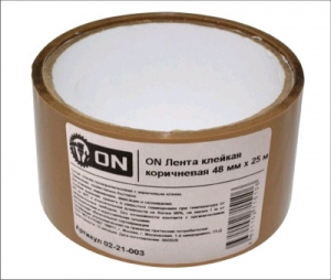 Скотч коричневый  40м*23мм/40 мкрн ON /72шт