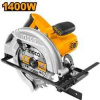 Пила дисковая 1400Вт,4800об\мин,диск 185*20мм,пропил 45°-45мм 90°-65мм INGCO CS18528 INDUSTRIAL