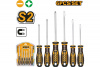 Набор отверток  6шт (SL5.5/PH1*75мм,SL5.5/PH1*100мм,SL6.5/PH2*150мм) INGCO HKSDS0628
