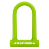 Замок ВС- 127мм ANACONDA Т608 GREEN силикон с креплением на раму всепогод./АВАНГАРД