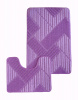  Набор ковриков д/ванной BOMBINI CROOSLOOP Крослуп 60*100/50*60см (2шт)) LLP202254 Violet  1/25