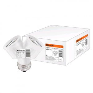 Переходник E27-2хЕ27, белый, TDM