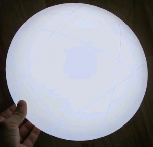 Светильник LED настенно-потол. 15Вт КОНТУР/НББ-Р-1(215*80, основание 185мм)/TANGO/РОССИЯ