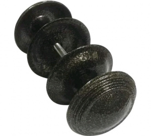 Ручка-кнопка металл  РК-2-2 полим.бронза (25шт)