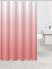 Штора для ванной 180х180см "Аура" 12 колец розовый полиэстер Delphinium