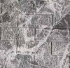 Панель самоклеющаяся  770х700х3мм 3D Кирпич мрамор черно-белый (1) /10шт