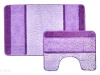  Набор ковриков д/ванной  BOMBINI SILVER Серебро 50*80/50*40 (2шт) Лиловый SLV201633