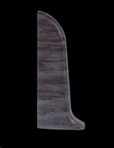 L039 Заглушка левая L039 Граб темный Лайн Пласт/50